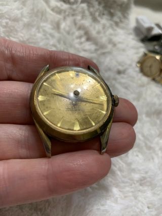 Vintage Evans De Luxe Watch Swiss Made Parts/repair