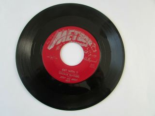 Meteor Records 5032 - 45 " Tongue Tied Jill " & " Get With It " Rare Red Label