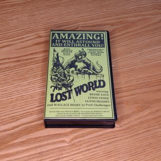 The Lost World (1925) Rare Vhs Sinister Cinema Wallace Beery Bessie Love Ex Htf