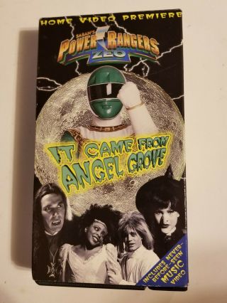 Power Rangers Zeo It Came From Angel Grove Vhs Rare 1996
