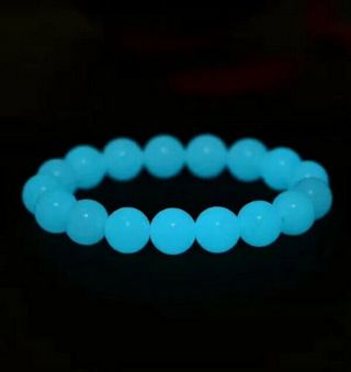 Bracelet Beads Moonlight Pearl Stone Light Luminous Glow in the dark Amulet 2