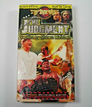 Fmw The Judgement (vhs 2001) Rare Japan Wrestling Shawn Michaels