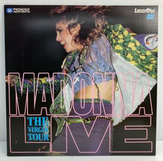 Madonna Live - The Virgin Tour Rare Music Laserdisc Da92984
