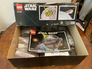 Rare Lego Star Wars - Ucs Death Star Ii (10143) - Box And Instructions