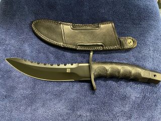 Al Mar Vintage Warrior 3103 Fighting Knife,  Very Rare,  With Sheath And Box