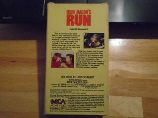 RARE OOP Eddie Macon ' s Run VHS film 1983 John Schneider DUKES OF HAZZARD Goodman 2