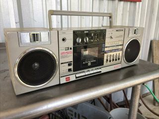Vintage Toshiba Rt - Sx4 Boombox Ghettoblaster Cassette Radio Rare Made In Japan