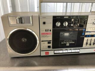 Vintage Toshiba RT - SX4 boombox ghettoblaster cassette radio rare made in Japan 2