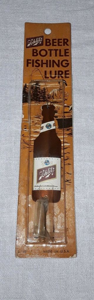 Vintage Schlitz Beer Bottle Fishing Lure Nos