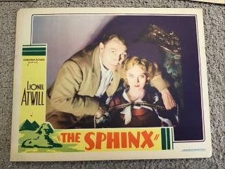 VINTAGE MOVIE LOBBY CARD SET THE SPHINX LIONEL ATWILL SO RARE 6