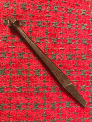 Vintage Antique Countersink Brace Auger Drill Bit.  Rare T.  Brown Cast Steel 1/2”