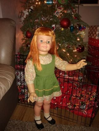 Rare Patty Playpal Carrot Top Red Hair Ideal Doll G - 35