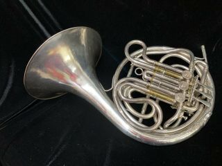 Rare Hn White King Schmidt Wrap Double French Horn