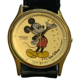 Vintage Mickey Mouse Disney Watch Seiko 5p31 - 7009 Sp31 - 7009