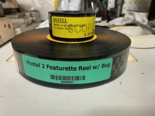 35mm Flat Hostel 2 Featurette Reel Extremely Rare Film 2007,  Bonus Hostel