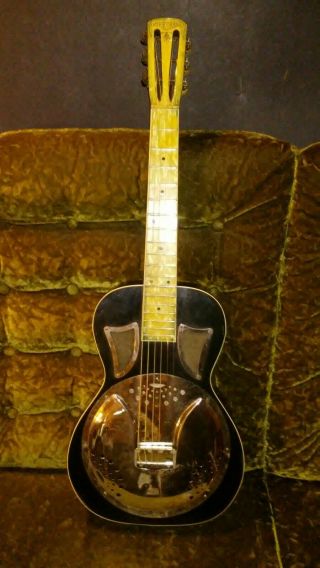 Vintage Slingerland May Bell Cathedranola Resonator Guitar Early 30s Rare Mojo