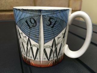 Rare Wedgwood Mug Designed By Norman Makinson For The 1951 Festival Of Britain