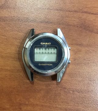 Vintage Casio Casiotron R - 14 Watch Stainless Steel 34mm