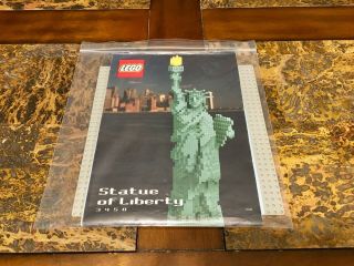 LEGO STATUE OF LIBERTY 3450 SCULPTURES 100 COMPLETE VERY RARE 4