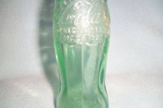 Coca - Cola 6 oz bottle DEC 25,  1923 CASTLE,  PA.  RARE, 2