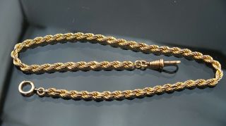 Antique Gold Filled Pocket Watch Chain/necklace/ 20.  5gram/15 Inches