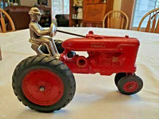 Rare Antique Arcade International McCormick - Deering Farmall M Toy Tractor/box 2