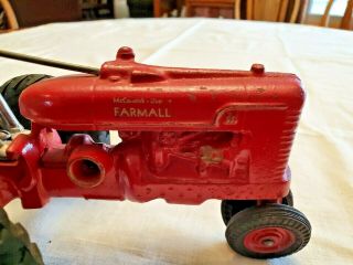 Rare Antique Arcade International McCormick - Deering Farmall M Toy Tractor/box 3
