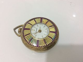 Ladies Swiss Vintage Swissam Dressy Pocket Watch In,  Hand Wind