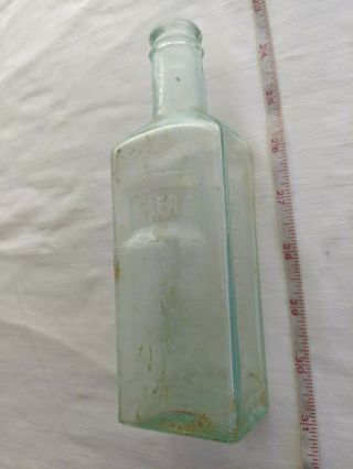 Rare Size Pontiled Ayers Cherry Pectoral Lowell Mass Antique Medicine Bottle