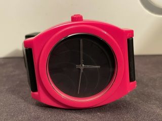 Nixon The Time Teller P Black/pink Watch Custom