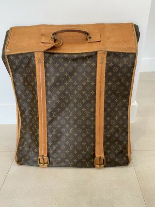 Rare Vintage Louis Vuitton Monogram Garment Bag Authentic Lv Estate Find