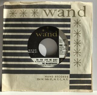 The Masqueraders Do You Love Me Baby Promo 45 Rare Northern Soul - Wand
