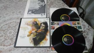 Rare MICHAEL RABIN Paganini Op.  1 NM OP STEREO 2 LP Box Set SPBR 8477 Strg Find 3
