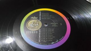 Rare MICHAEL RABIN Paganini Op.  1 NM OP STEREO 2 LP Box Set SPBR 8477 Strg Find 6