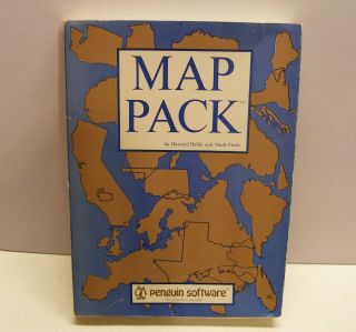 Rare Map Pack By Penguin Software For Apple Ii,  Apple Iie,  Iic,  Apple Iigs