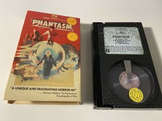 RARE Vintage HTF OOP Phantasm Beta Betamax Tape NOT VHS Horror Halloween 3
