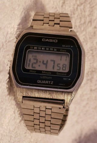 Rare Vintage Casio B815 Lithium Quartz Digital Watch