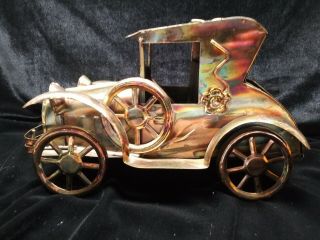 Rare Vintage Berkeley Design Copper Car Music Box Play