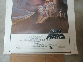 STAR WARS,  Movie Poster,  1977,  40 