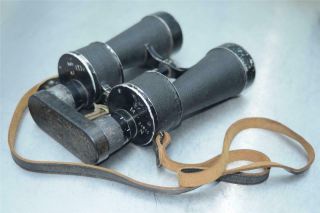 Rare German Navy Kreigsmarine Beh Leitz T Kf 7x50 Coated Military Binocular Ww2