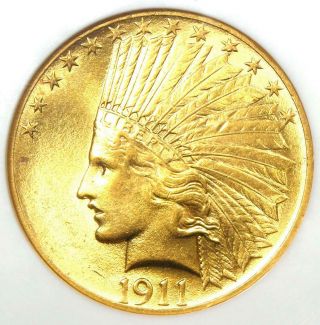 1911 Indian Gold Eagle $10 Coin - Certified NGC AU58 - Rare Gold Coin 5