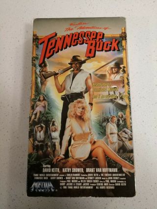 The Further Adventures Of Tennessee Buck Vhs Action Media Video Rare Oop Htf