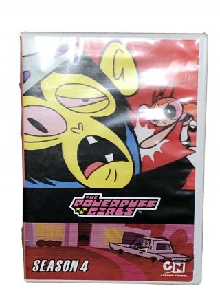 The Powerpuff Girls Season 4 Cartoon Network 2 Sided Disc Rare Dvd