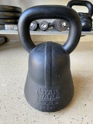 RARE Onnit Star Wars Special Edition Darth Vader 70 Pounds lb faced Kettlebell 3