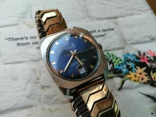 Vintage Mens Cronel 17 Jewels Swiss Watch,  Spares Repair
