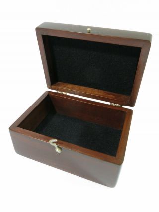 Restored Antique Mahogany Presentation/jewelry/storage Box