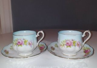 Vintage Royal Albert Bone China Tea Cups And Saucers