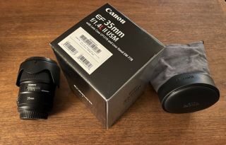 Canon Ef 35mm F/1.  4l Ii Usm Lens - Rarely,