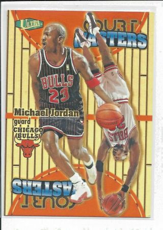 1997 - 98 Michael Jordan Fleer Ultra Court Masters Cm1 Rare Card