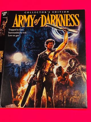 Army Of Darkness 1992 Bluray Slipcover Only Shout Scream Factory Oop Rare